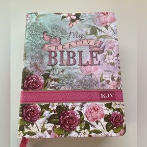 My Creative Bible Journaling Coloring Bible KJV - Floral Softcover
